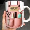HAIRSTYLIST, Scissors, Hair Spray, Comb - Personalized Custom Coffee Mug - FAM321_MG HAIRSTYLIST, Scissors, Hair Spray, Comb - Personalized Custom Coffee Mug - FAM321_MG