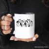 Halloween Devils and Cats Personalized Mug, Spooky Season Gift with Custom Name Halloween Devils and Cats Personalized Mug, Spooky Season Gift with Custom Name