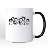Halloween Devils and Cats Personalized Mug, Spooky Season Gift with Custom Name Halloween Devils and Cats Personalized Mug, Spooky Season Gift with Custom Name