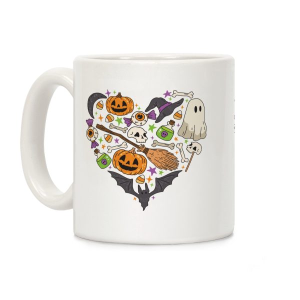 Halloween Heart Coffee Mug Halloween Heart Coffee Mug