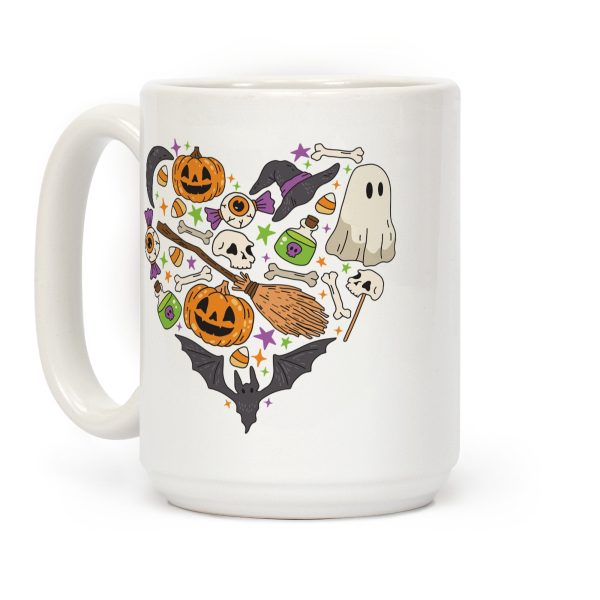 Halloween Heart Coffee Mug Halloween Heart Coffee Mug