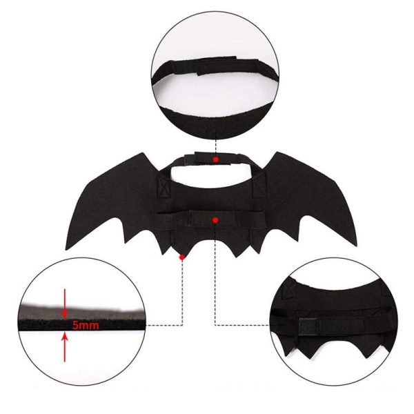 Halloween Kitty Bat Wings