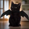 Halloween Kitty Bat Wings