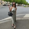 Halter Backless Satin Maxi Dress Halter Backless Satin Maxi Dress