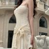 Halter Bow Front Tie A-line Mini Dress Halter Bow Front Tie A-line Mini Dress