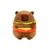 Hamburger Capybara Plush Toy Soft Cute Stuffed Animal Pillow Hamburger Capybara Plush Toy Soft Cute Stuffed Animal Pillow