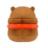 Hamburger Capybara Plush Toy Soft Cute Stuffed Animal Pillow Hamburger Capybara Plush Toy Soft Cute Stuffed Animal Pillow