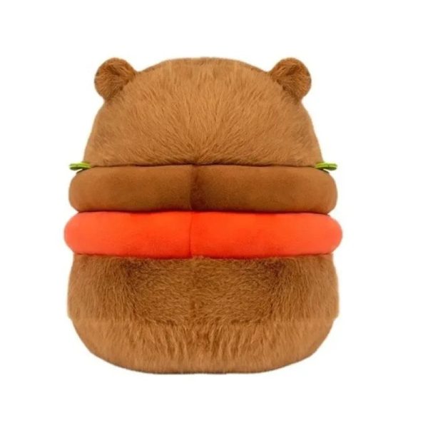 Hamburger Capybara Plush Toy Soft Cute Stuffed Animal Pillow Hamburger Capybara Plush Toy Soft Cute Stuffed Animal Pillow