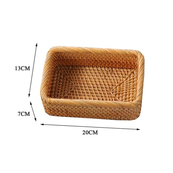 Hand-Woven Rattan Organizer Hand-Woven Rattan Organizer