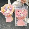Hand-Woven Rose Flower Bouquet Artificial Flowers for Birthday and Valentine's Day