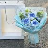 Hand-Woven Rose Flower Bouquet Artificial Flowers for Birthday and Valentine's Day