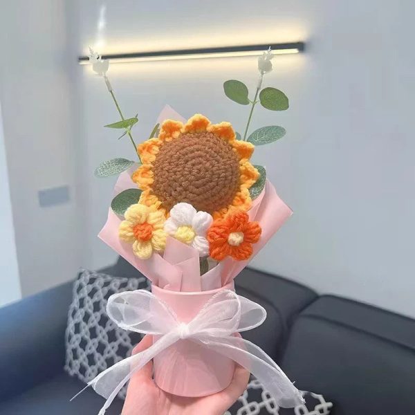 Handcrafted Crochet Rose Bouquet Handcrafted Crochet Rose Bouquet