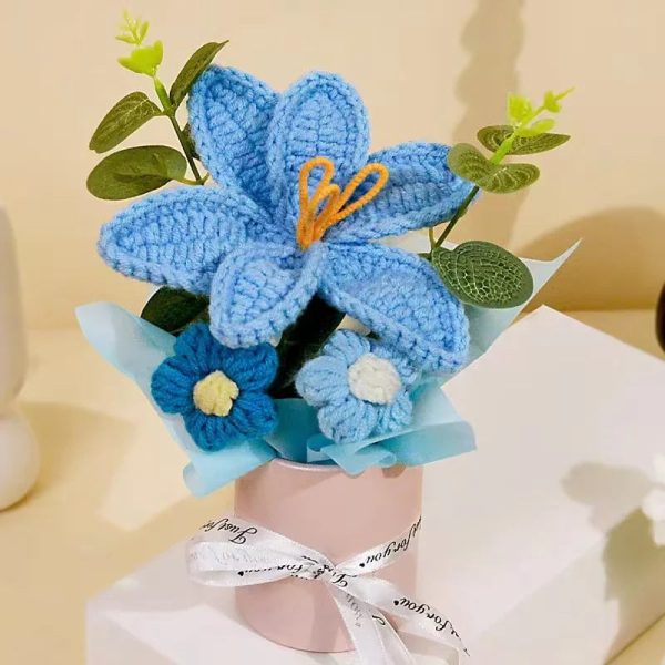 Handcrafted Crochet Rose Bouquet Handcrafted Crochet Rose Bouquet