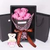 Handmade 7-Rose Soap Bouquet with Little Bear Gift Box for Valentine’s Day and Special Occasions Handmade 7-Rose Soap Bouquet with Little Bear Gift Box for Valentine’s Day and Special Occasions