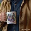 Handmade Artistic New York City Personalized Mug With Custom Name Handmade Artistic New York City Personalized Mug With Custom Name