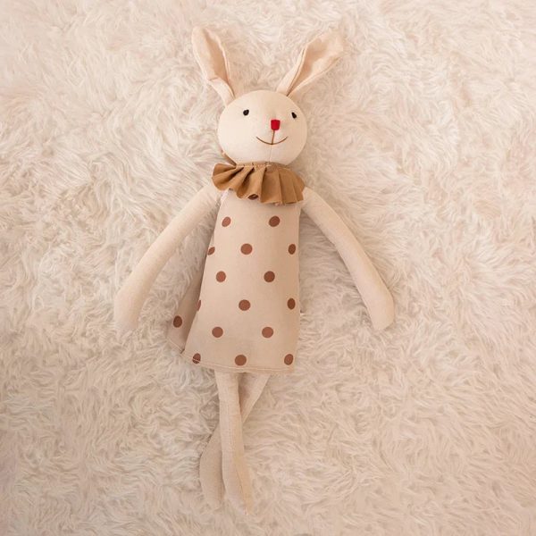Handmade Bunny Plush in Cloth Dress Handmade Bunny Plush in Cloth Dress
