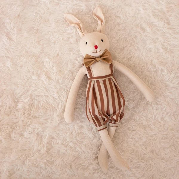 Handmade Bunny Plush in Cloth Dress Handmade Bunny Plush in Cloth Dress