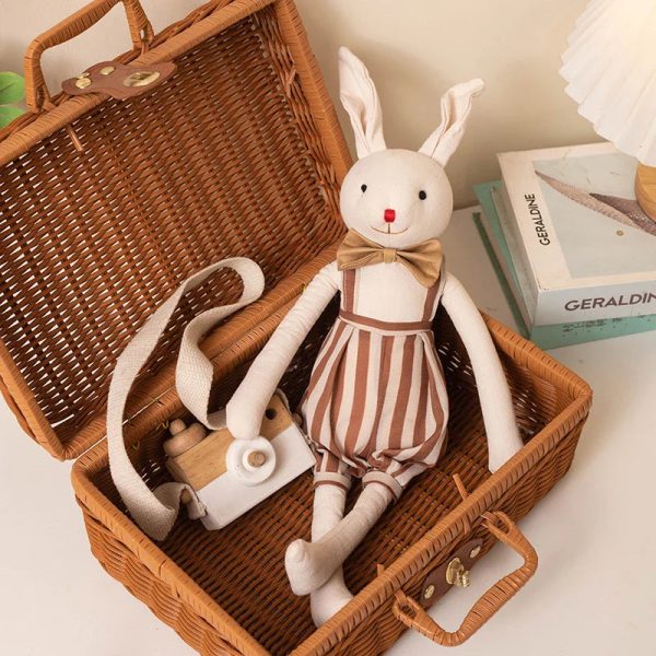 Handmade Bunny Plush in Cloth Dress Handmade Bunny Plush in Cloth Dress