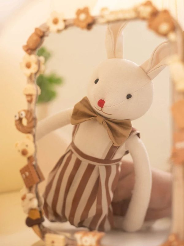 Handmade Bunny Plush in Cloth Dress Handmade Bunny Plush in Cloth Dress