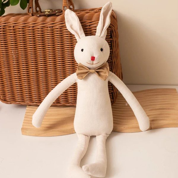 Handmade Bunny Plush in Cloth Dress Handmade Bunny Plush in Cloth Dress