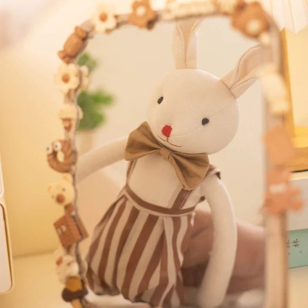 Handmade Bunny Plush in Cloth Dress Handmade Bunny Plush in Cloth Dress