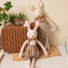 Handmade Bunny Plush in Cloth Dress Handmade Bunny Plush in Cloth Dress