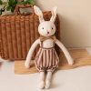 Handmade Bunny Plush in Cloth Dress Handmade Bunny Plush in Cloth Dress