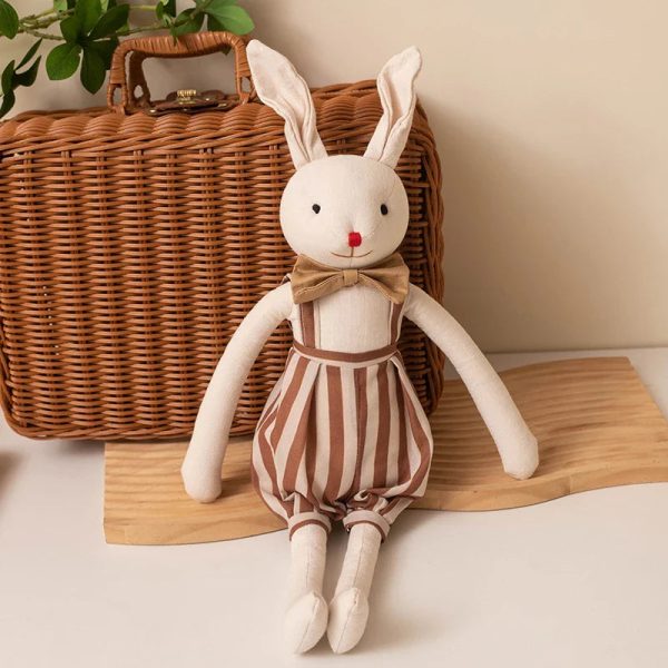 Handmade Bunny Plush in Cloth Dress Handmade Bunny Plush in Cloth Dress