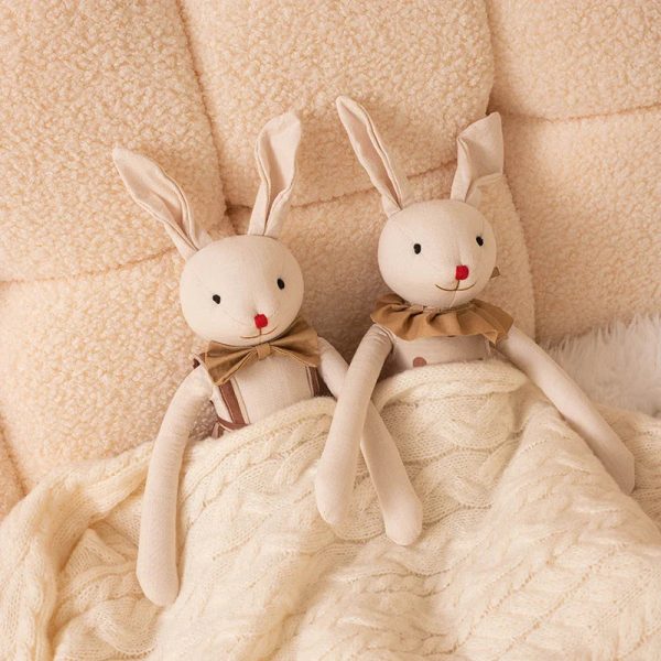 Handmade Bunny Plush in Cloth Dress Handmade Bunny Plush in Cloth Dress