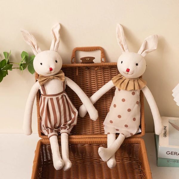 Handmade Bunny Plush in Cloth Dress Handmade Bunny Plush in Cloth Dress