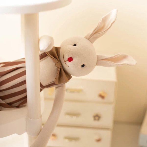 Handmade Bunny Plush in Cloth Dress Handmade Bunny Plush in Cloth Dress