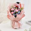 Handmade Crochet Flower Bouquet with Sunflower, Rose, and Bear – Gift for Graduation, Birthday, or Christmas Handmade Crochet Flower Bouquet with Sunflower, Rose, and Bear – Gift for Graduation, Birthday, or Christmas