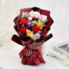 Handmade Crochet Flower Bouquet with Sunflower, Rose, and Bear – Gift for Graduation, Birthday, or Christmas Handmade Crochet Flower Bouquet with Sunflower, Rose, and Bear – Gift for Graduation, Birthday, or Christmas