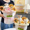 Handmade Crochet Rose and Sunflower Bouquet for Special Occasions Handmade Crochet Rose and Sunflower Bouquet for Special Occasions
