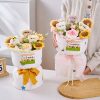 Handmade Crochet Rose and Sunflower Bouquet for Special Occasions Handmade Crochet Rose and Sunflower Bouquet for Special Occasions