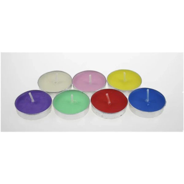Handmade Soy Tea Light Candles 4-Pack for Romantic Dinner