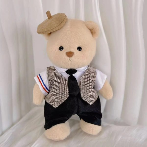 Handmade Teddy Bear Plush Doll with Outfit 30cm Handmade Teddy Bear Plush Doll with Outfit 30cm