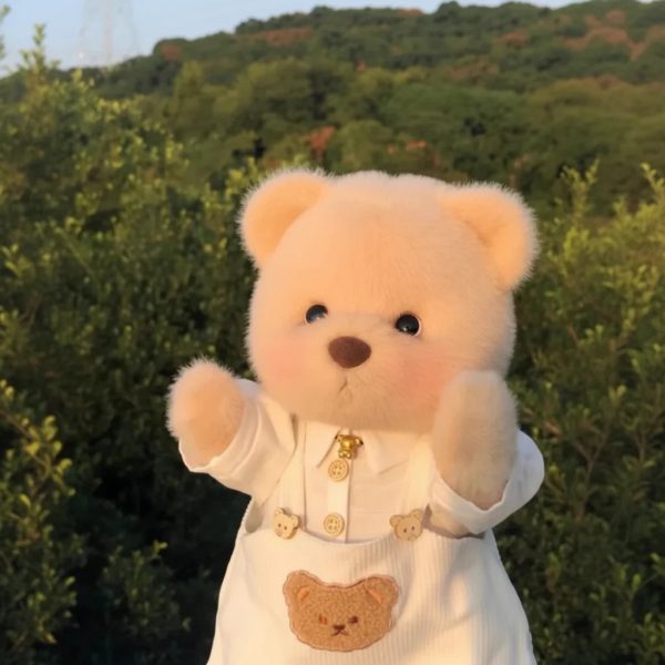 Handmade Teddy Bear Plush Doll with Outfit 30cm Handmade Teddy Bear Plush Doll with Outfit 30cm
