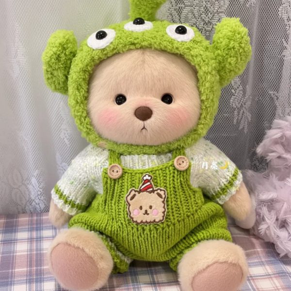 Handmade Teddy Bear Plush Doll with Outfit 30cm Handmade Teddy Bear Plush Doll with Outfit 30cm
