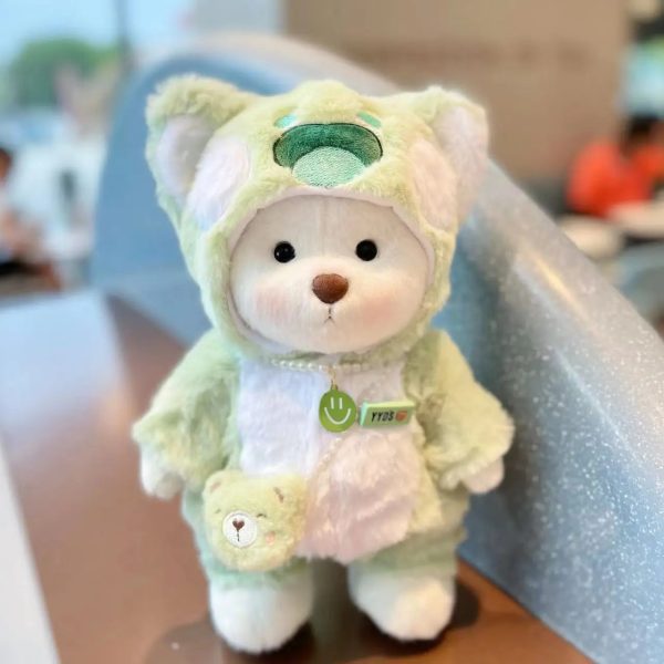 Handmade Teddy Bear Plush Doll with Outfit 30cm Handmade Teddy Bear Plush Doll with Outfit 30cm