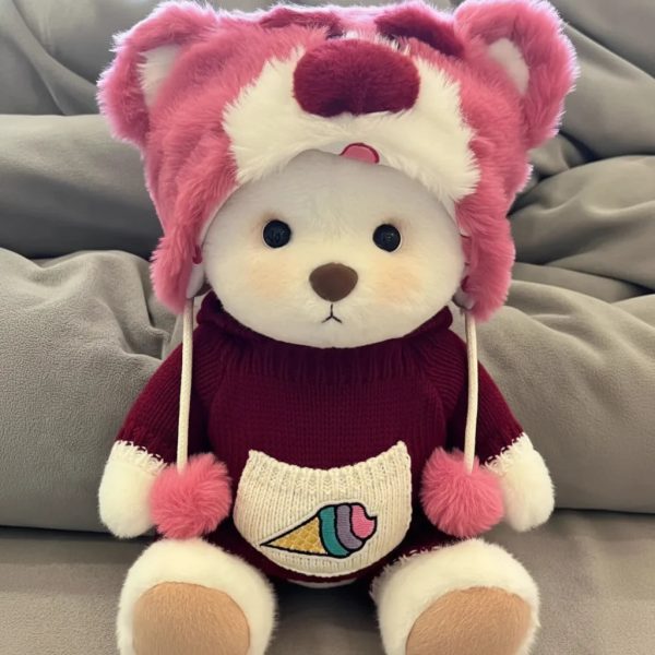 Handmade Teddy Bear Plush Doll with Outfit 30cm Handmade Teddy Bear Plush Doll with Outfit 30cm