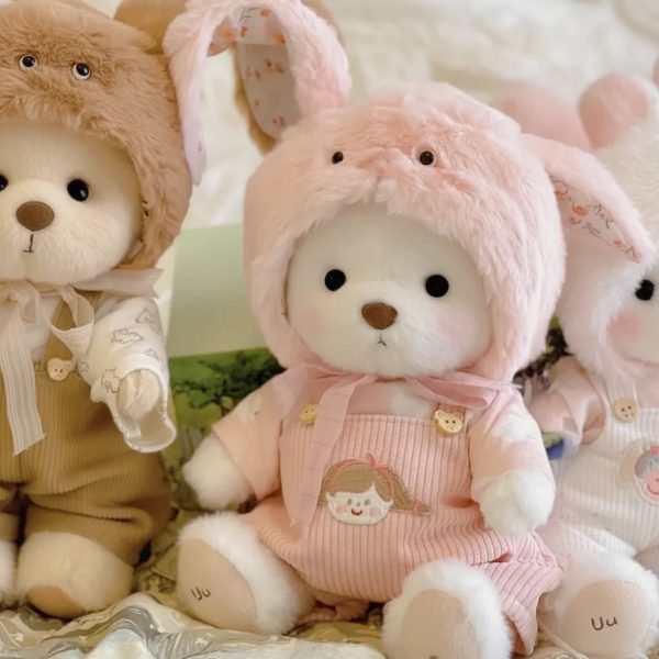 Handmade Teddy Bear Plush Doll with Outfit 30cm Handmade Teddy Bear Plush Doll with Outfit 30cm