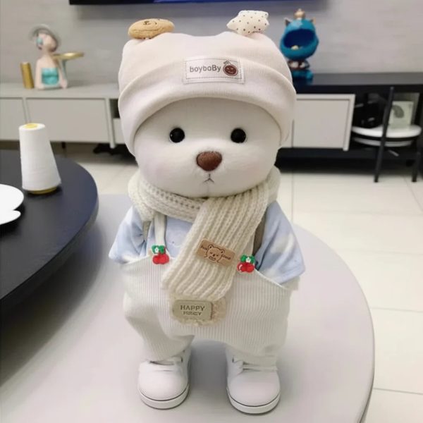 Handmade Teddy Bear Plush Doll with Outfit 30cm Handmade Teddy Bear Plush Doll with Outfit 30cm