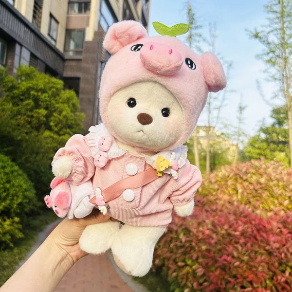 Handmade Teddy Bear Plush Doll with Outfit 30cm Handmade Teddy Bear Plush Doll with Outfit 30cm