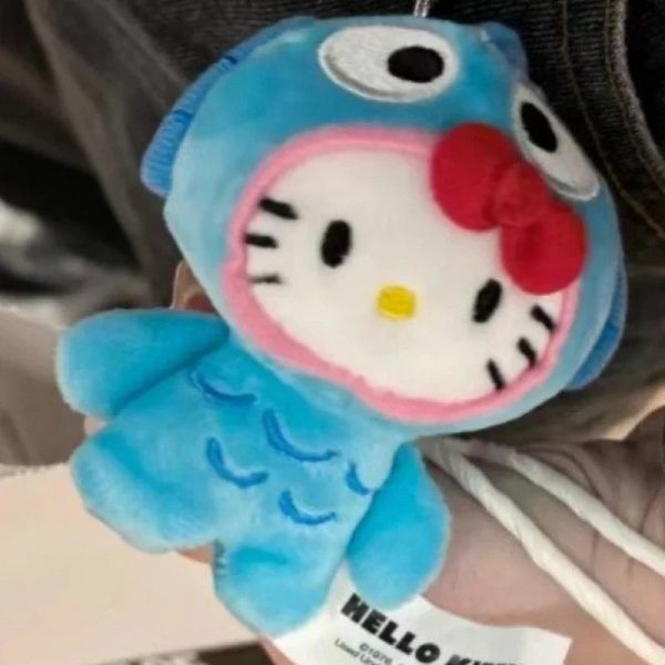 Hangyodon Plush Doll Keychain Cute Anime Pendant Hangyodon Plush Doll Keychain Cute Anime Pendant