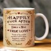Happily Ever After - Personalized White Edge-to-Edge Mug - Gift For Couple HH01 Happily Ever After - Personalized White Edge-to-Edge Mug - Gift For Couple HH01