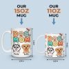 Happiness Is A Warm Puppy During Christmas Time - Dog Personalized Custom 3D Inflated Effect Printed Mug - Christmas Gift For Pet Owners, Pet Lovers