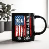 Happy 250th Birthday America Flag Black Mug LM32 895287 Happy 250th Birthday America Flag Black Mug LM32 895287