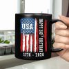 Happy 250th Birthday America Flag Black Mug LM32 895287 Happy 250th Birthday America Flag Black Mug LM32 895287
