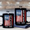 Happy 250th Birthday America Flag Black Mug LM32 895287 Happy 250th Birthday America Flag Black Mug LM32 895287